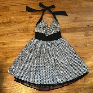 Betsey Johnson Gingham Halter Dress